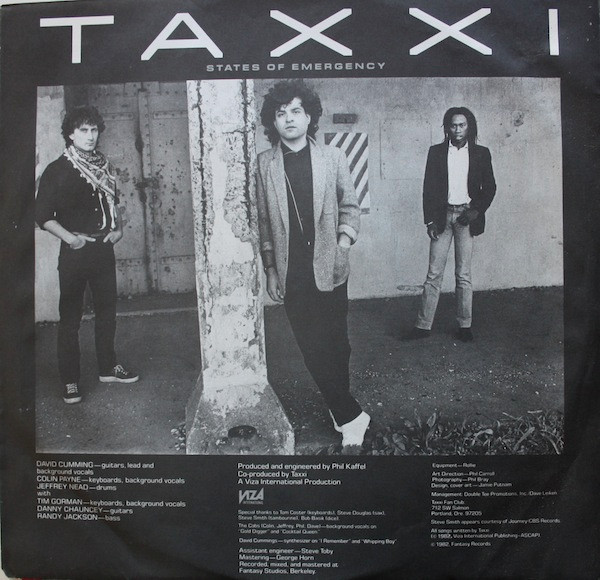 Taxxi, States Of Emergency - LP
