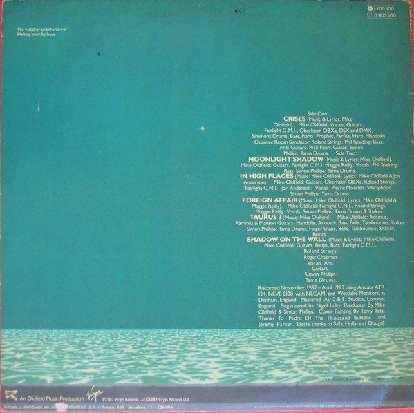 Mike Oldfield, Crises - LP