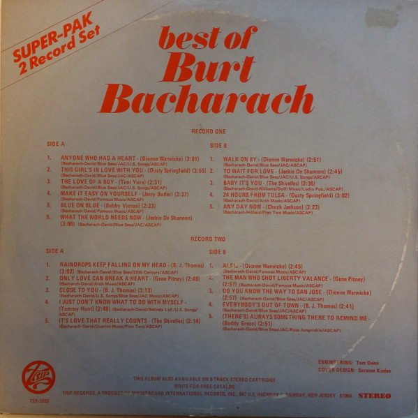 Various, Superpak - Best Of Burt Bacharach - LP