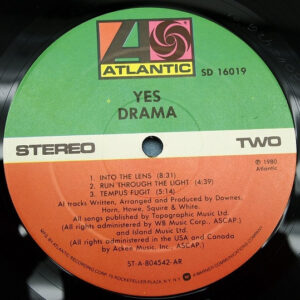 Yes, Drama - LP Album Stereo: imagen 6