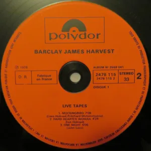 Barclay James Harvest, Live Tapes - LP: imagen 7