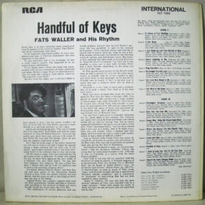 Fats Waller & His Rhythm, Handful Of Keys - LP: imagen 2