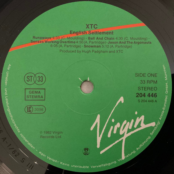 XTC, English Settlement - LP