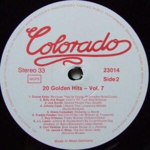 Various, 20 Golden Hits Vol. 7 - LP: imagen 4