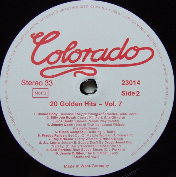 Various, 20 Golden Hits Vol. 7 - LP