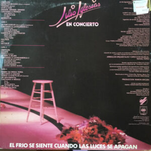 Julio Iglesias, En Concierto - LP: imagen 4