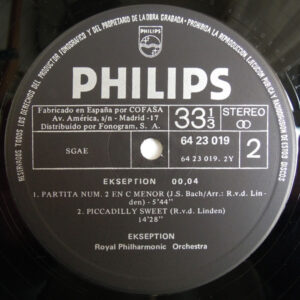 Ekseption, Royal Philharmonic Orchestra, Ekseption 00.04 - LP: imagen 4