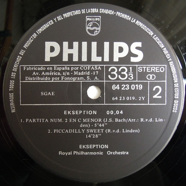 Ekseption, Royal Philharmonic Orchestra, Ekseption 00.04 - LP