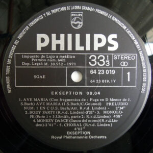 Ekseption, Royal Philharmonic Orchestra, Ekseption 00.04 - LP: imagen 3