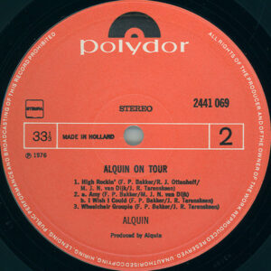 Alquin, Alquin On Tour - LP: imagen 4