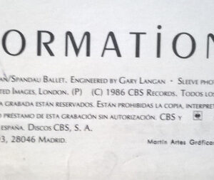Spandau Ballet, Through The Barricades - LP: imagen 7