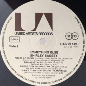 Shirley Bassey, Something Else - LP: imagen 6