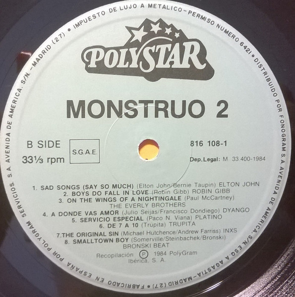 Various, Monstruo-2 - LP