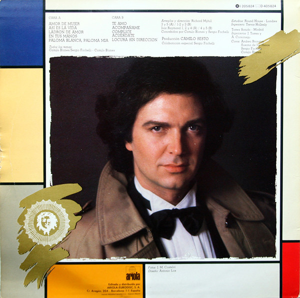 Camilo Sesto, Amanecer/84 - LP