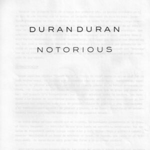 Duran Duran, Notorious - LP: imagen 7