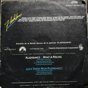 Irene Cara, Flashdance... What A Feeling - Singles: imagen 2