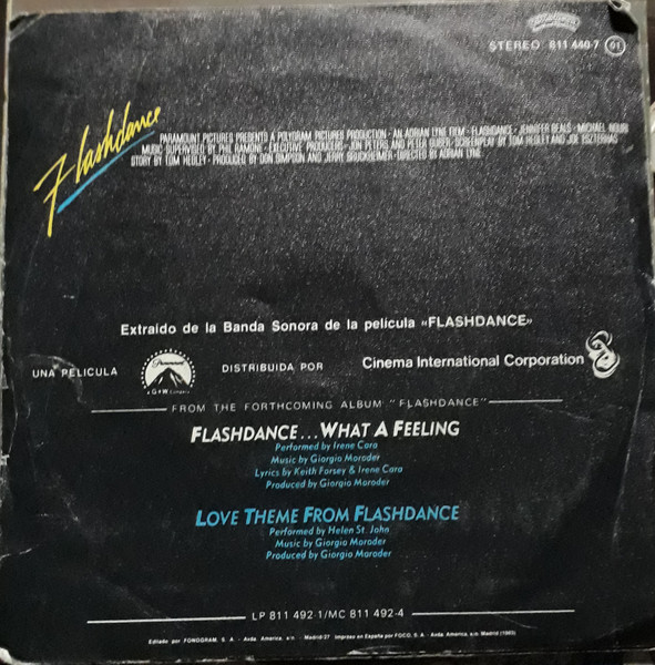 Irene Cara, Flashdance... What A Feeling - Singles