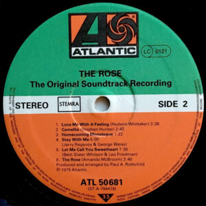 Bette Midler, The Rose - The Original Soundtrack Recording - LP: imagen 4