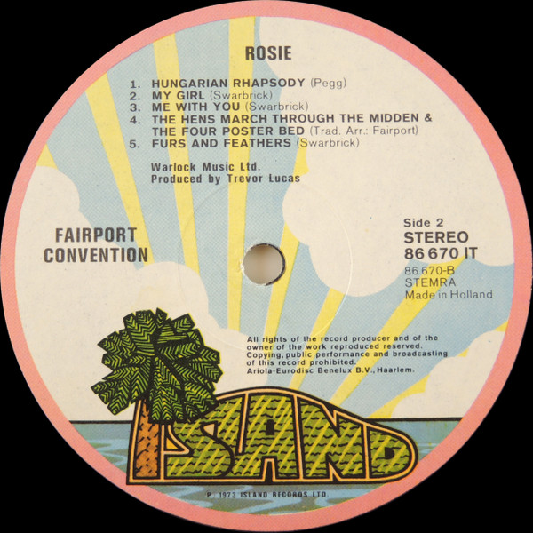 Fairport Convention, Rosie - LP