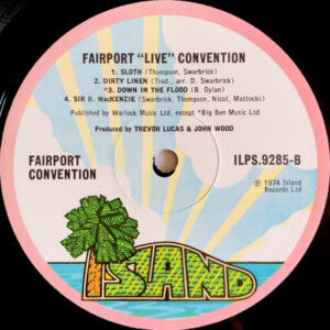 Fairport Convention, Fairport Live Convention - LP: imagen 4