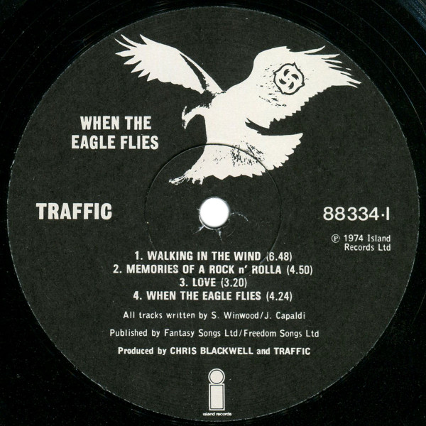 Traffic, When The Eagle Flies - LP
