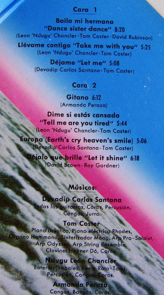 Santana, Amigos - LP Album Stereo