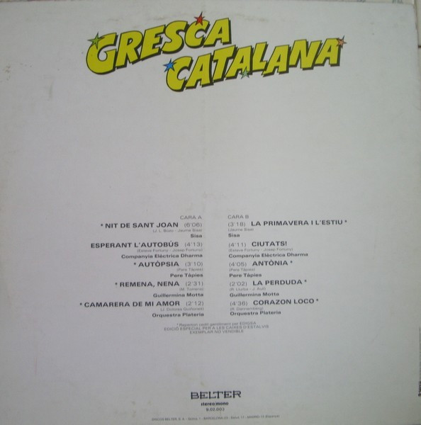 Various, Gresca Catalana - LP