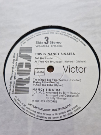 Nancy Sinatra, This Is Nancy Sinatra - LP
