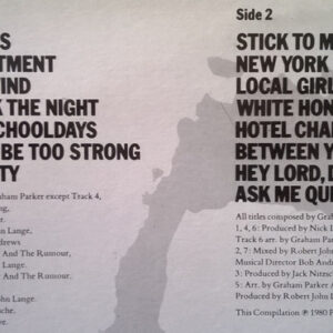Graham Parker And The Rumour, The Best Of Graham Parker And The Rumour - LP: imagen 5
