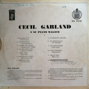 Cecil Garland, Cecil Garland Y Su Piano Magico - EPs especiales: imagen 2