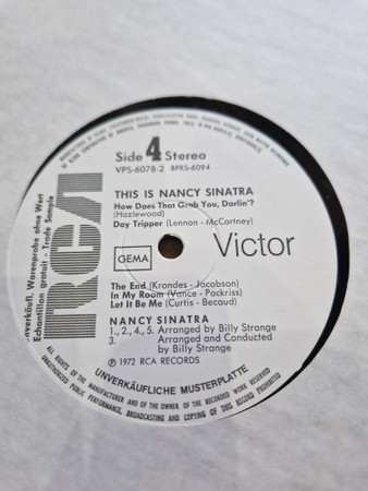 Nancy Sinatra, This Is Nancy Sinatra - LP