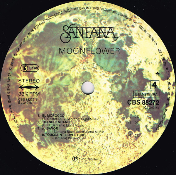 Santana, Moonflower - LP