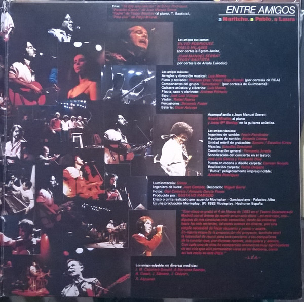 Luis Eduardo Aute, Entre Amigos - LP