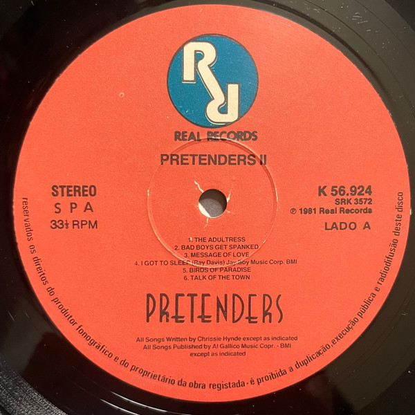 The Pretenders, Pretenders II - LP