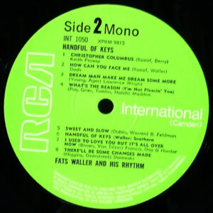 Fats Waller & His Rhythm, Handful Of Keys - LP: imagen 4