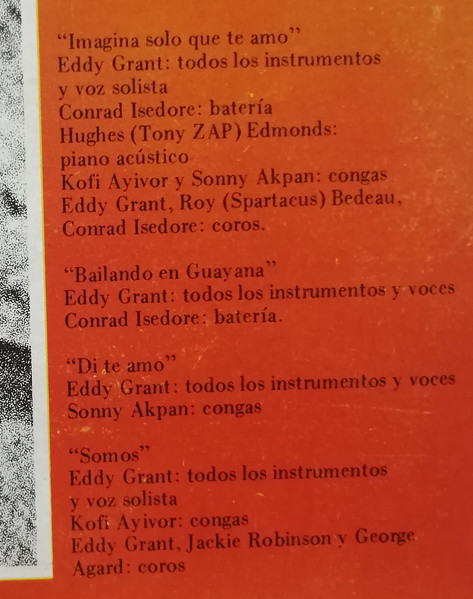 Eddy Grant, Walking On Sunshine = Caminando Sobre El Sol - LP