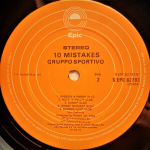 Gruppo Sportivo, 10 Mistakes - LP: imagen 6