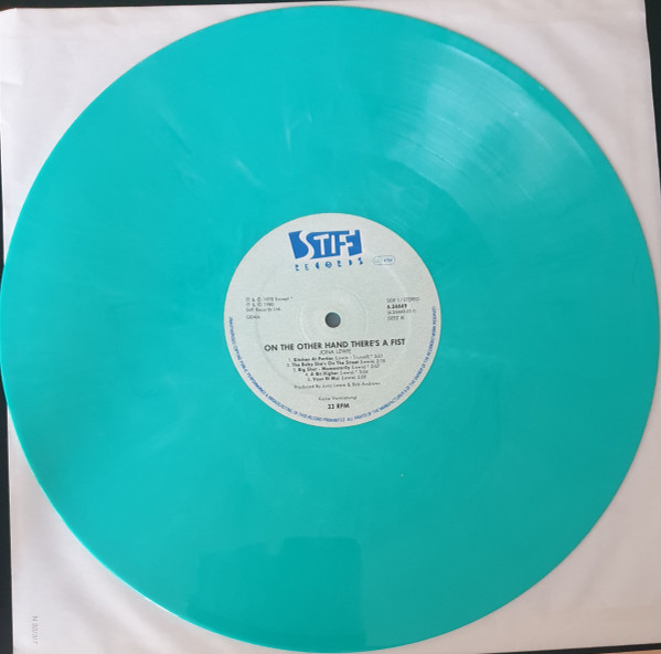 Jona Lewie, On The Other Hand There's A Fist - LP