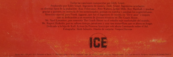 Eddy Grant, Walking On Sunshine = Caminando Sobre El Sol - LP