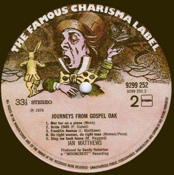 Ian Matthews, Journeys From Gospel Oak - LP