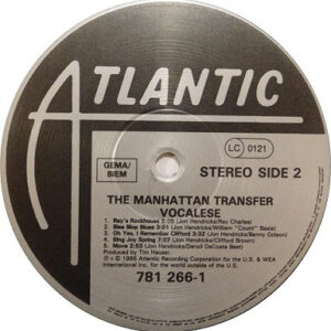 The Manhattan Transfer, Vocalese - LP: imagen 4