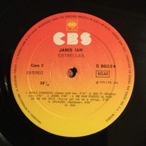 Janis Ian, Estrellas = Stars - LP: imagen 3