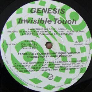 Genesis, Invisible Touch - LP: imagen 4