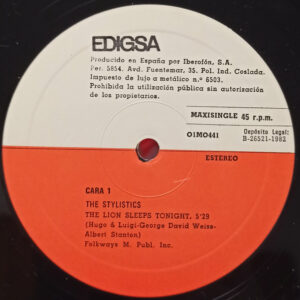 The Stylistics, The Lion Sleeps Tonight - Maxi Singles: imagen 3
