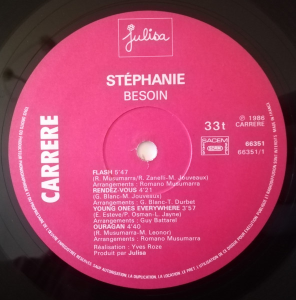 Stephanie, Besoin - LP
