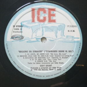 Eddy Grant, Walking On Sunshine = Caminando Sobre El Sol - LP: imagen 4