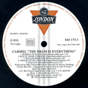 Carmel, The Drum Is Everything - LP: imagen 4