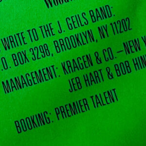 The J. Geils Band, Freeze-Frame - LP: imagen 14