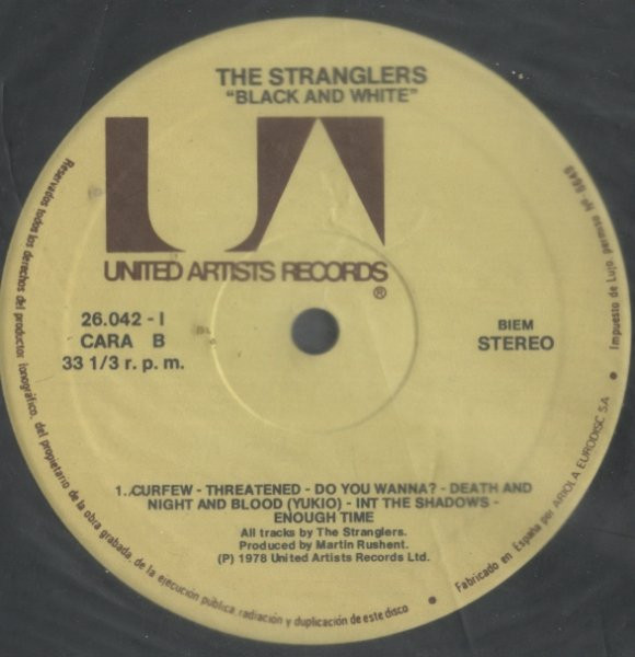 The Stranglers, Black And White - LP