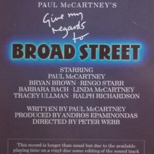 Paul McCartney, Give My Regards To Broad Street - LP: imagen 10